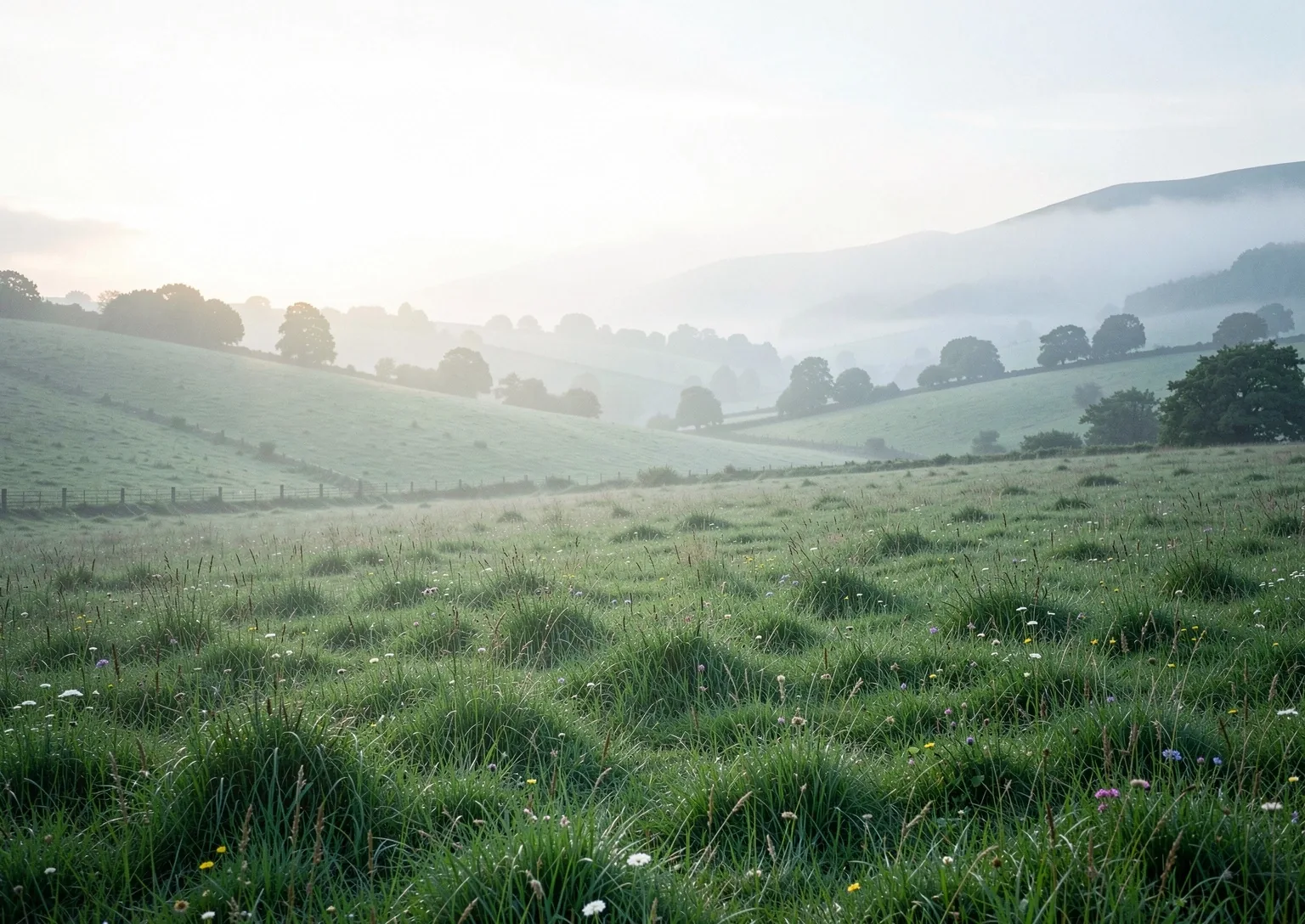 Misty landscape